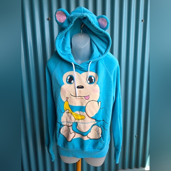 SWS Blue Cartoon Hoodie XL - Picture 12 of 12
